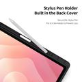 Samsung Galaxy Tab S12+ Dux Ducis Toby Tri-Fold Älykäs Lompakkokotelo - Musta