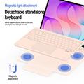 Samsung Galaxy Tab S12+ Dux Ducis YK -sarjan Bluetooth-näppäimistökotelo - vaaleanpunainen