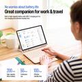 Samsung Galaxy Tab S12+ Dux Ducis YK -sarjan Bluetooth-näppäimistökotelo - vaaleanpunainen