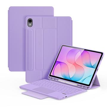 Samsung Galaxy Tab S12+ Dux Ducis YK -sarjan Bluetooth-näppäimistökotelo - Violetti