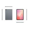 Samsung Galaxy Tab S12+ Iskunkestävä silikonikotelo - Läpinäkyvä