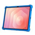 Samsung Galaxy Tab S12+ Silikoni kotelo potkukiinnikkeellä - Sininen