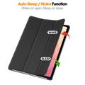 Samsung Galaxy Tab S12+ Tri-Fold Series Smart Folio -kotelo - Musta