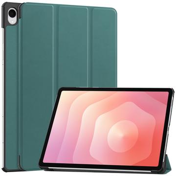 Samsung Galaxy Tab S12+ Tri-Fold Series Smart Folio -kotelo - Mustanvihreä