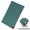 Samsung Galaxy Tab S12+ Tri-Fold Series Smart Folio -kotelo - Mustanvihreä