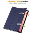 Samsung Galaxy Tab S12+ Tri-Fold Series Smart Folio -kotelo - tummansininen