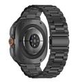 Samsung Galaxy Watch Ultra 2024/2025/2026 Tech-Protect ruostumattomasta teräksestä valmistettu hihna - 47mm - Musta