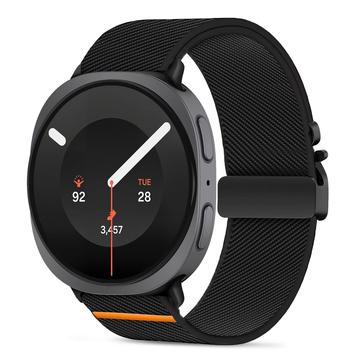 Samsung Galaxy Watch8/Watch8 Classic/Watch9 Tech-Protect -nylonhihna, kudottu ja lukolla varustettu - 40/44/46mm