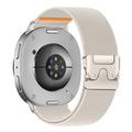 Samsung Galaxy Watch8/Watch8 Classic/Watch9 Tech-Protect -nylonhihna, kudottu ja lukolla varustettu - 40/44/46mm - Tähtienvalo