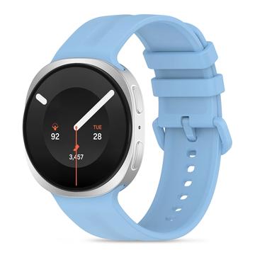 Samsung Galaxy Watch8/Watch8 Classic/Watch9 Tech-Protect Silicone Evo -ranneke - 40/44/46mm - vaaleansininen