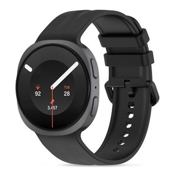 Samsung Galaxy Watch8/Watch8 Classic/Watch9 Tech-Protect Silicone Evo -ranneke - 40/44/46mm - musta