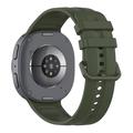 Samsung Galaxy Watch8/Watch8 Classic/Watch9 Tech-Protect Silicone Evo -ranneke - 40/44/46mm - sotilasvihreä