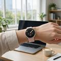 Samsung Galaxy Watch8/Watch8 Classic/Watch9 Tech-Protect Silicone Evo -ranneke - 40/44/46mm - Puuteripinkki