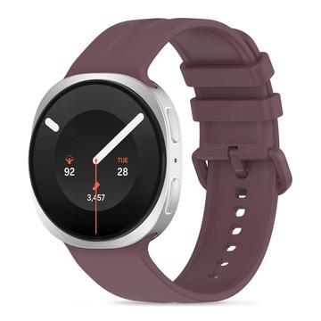 Samsung Galaxy Watch8/Watch8 Classic/Watch9 Tech-Protect Silicone Evo -ranneke - 40/44/46mm - Samettinen luumu