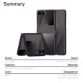 Samsung Galaxy Z Flip8 Dux Ducis Aimo Hybridikotelo - Musta