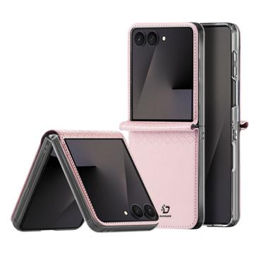 Samsung Galaxy Z Flip8 Dux Ducis Bril Läppäkotelo - Pinkki