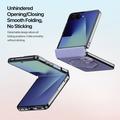 Samsung Galaxy Z Flip8 Dux Ducis Luvy Kotelo sormi rengas / käsi hihna - Violetti / Simpukankuori