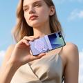 Samsung Galaxy Z Flip8 Dux Ducis Luvy Kotelo sormi rengas / käsi hihna - Violetti / Simpukankuori