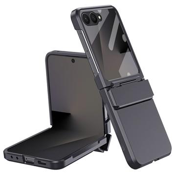 Samsung Galaxy Z Flip8 Muovikotelo, jossa on karkaistua lasia oleva näytönsuoja