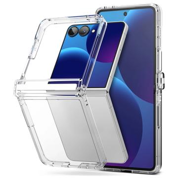 Samsung Galaxy Z Flip8 Ringke Fusion Flap -hybridikotelo - läpinäkyvä