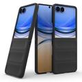 Samsung Galaxy Z Flip8 Rugged TPU Suojakuori - Musta