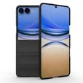 Samsung Galaxy Z Flip8 Rugged TPU Suojakuori - Musta