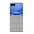Samsung Galaxy Z Flip8 Rugged TPU Suojakuori - Vaaleanharmaa