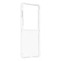 Samsung Galaxy Z Flip8 Iskunkestävä silikonikotelo - Läpinäkyvä