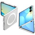 Samsung Galaxy Z Flip8 Spigen AirSkin MagFit MagSafe -kotelo - valkoinen / läpinäkyvä