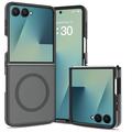 Samsung Galaxy Z Flip8 Tech-Protect Magmat Kotelo - MagSafe-yhteensopiva - Matta Musta