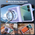 Samsung Galaxy Z Flip8 UltraGuard Matte MagSafe Kotelo - Tumman violetti
