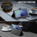 Samsung Galaxy Z Fold7 Caseme 033 vasikka tekstuuri lompakko tapauksessa RFID-sulku - musta