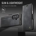 Samsung Galaxy Z Fold7 Caseme 033 vasikka tekstuuri lompakko tapauksessa RFID-sulku - musta