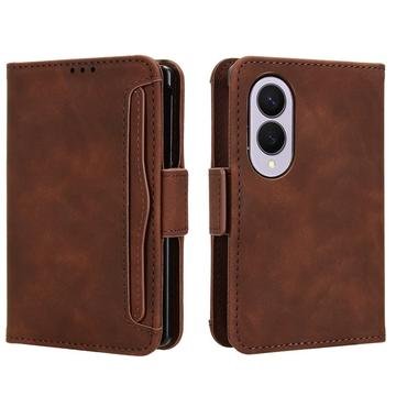 Samsung Galaxy Z Fold8 -kortinhaltijan lompakkokotelo - ruskea