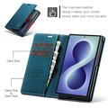 Samsung Galaxy Z Fold8 Caseme 013 Sarja Lompakkokotelo - Sininen