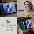Samsung Galaxy Z Fold8 Caseme 013 Sarja Lompakkokotelo - Sininen