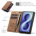 Samsung Galaxy Z Fold8 Caseme 013 Sarja Lompakkokotelo - Ruskea