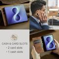 Samsung Galaxy Z Fold8 Caseme 013 Sarja Lompakkokotelo - Ruskea