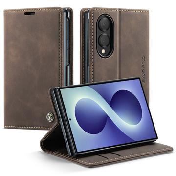 Samsung Galaxy Z Fold8 Caseme 013 Sarja Lompakkokotelo - Kahvi