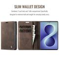 Samsung Galaxy Z Fold8 Caseme 013 Sarja Lompakkokotelo - Kahvi