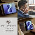 Samsung Galaxy Z Fold8 Caseme 013 Sarja Lompakkokotelo - Kahvi