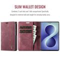Samsung Galaxy Z Fold8 Caseme 013 Sarja Lompakkokotelo - Punainen