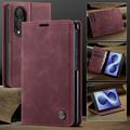 Samsung Galaxy Z Fold8 Caseme 013 Sarja Lompakkokotelo - Punainen