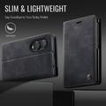 Samsung Galaxy Z Fold8 Caseme 033 vasikka tekstuuri lompakko tapauksessa RFID-sulku - musta