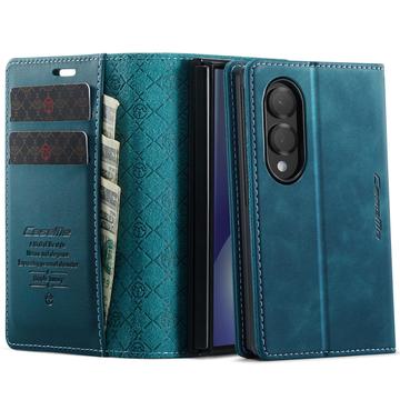 Samsung Galaxy Z Fold8 Caseme 033 vasikka tekstuuri lompakko tapauksessa RFID-sulku - vihreä