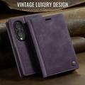 Samsung Galaxy Z Fold8 Caseme 033 vasikka tekstuuri lompakko tapauksessa RFID-sulku - violetti