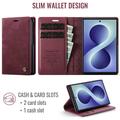 Samsung Galaxy Z Fold8 Caseme 033 vasikka tekstuuri lompakko tapauksessa RFID-sulku - punainen
