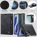 Samsung Galaxy Z Fold8 Caseme C49 2-in-1 irrotettava lompakkokotelo - MagSafe-yhteensopiva, RFID - Musta