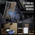 Samsung Galaxy Z Fold8 Caseme C49 2-in-1 irrotettava lompakkokotelo - MagSafe-yhteensopiva, RFID - Kahvi
