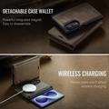 Samsung Galaxy Z Fold8 Caseme C49 2-in-1 irrotettava lompakkokotelo - MagSafe-yhteensopiva, RFID - Kahvi